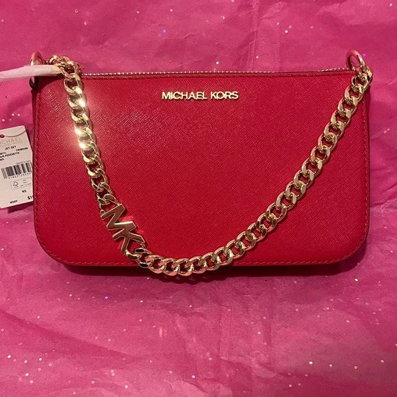 Michael Kors Red Handbag - Picture 3 of 3
